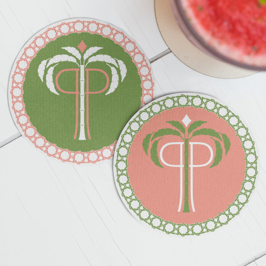 Monogram-Chic-Coaster