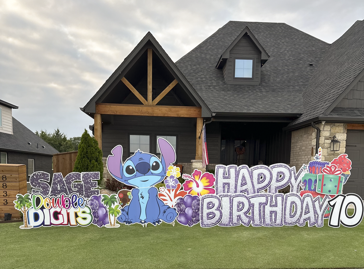 Simply Sign It is a yard greeting sign rental company servicing Edmond, NW OKC, Piedmont, and Deer Creek. Create a yard greeting sign for your home, organization, or school.
