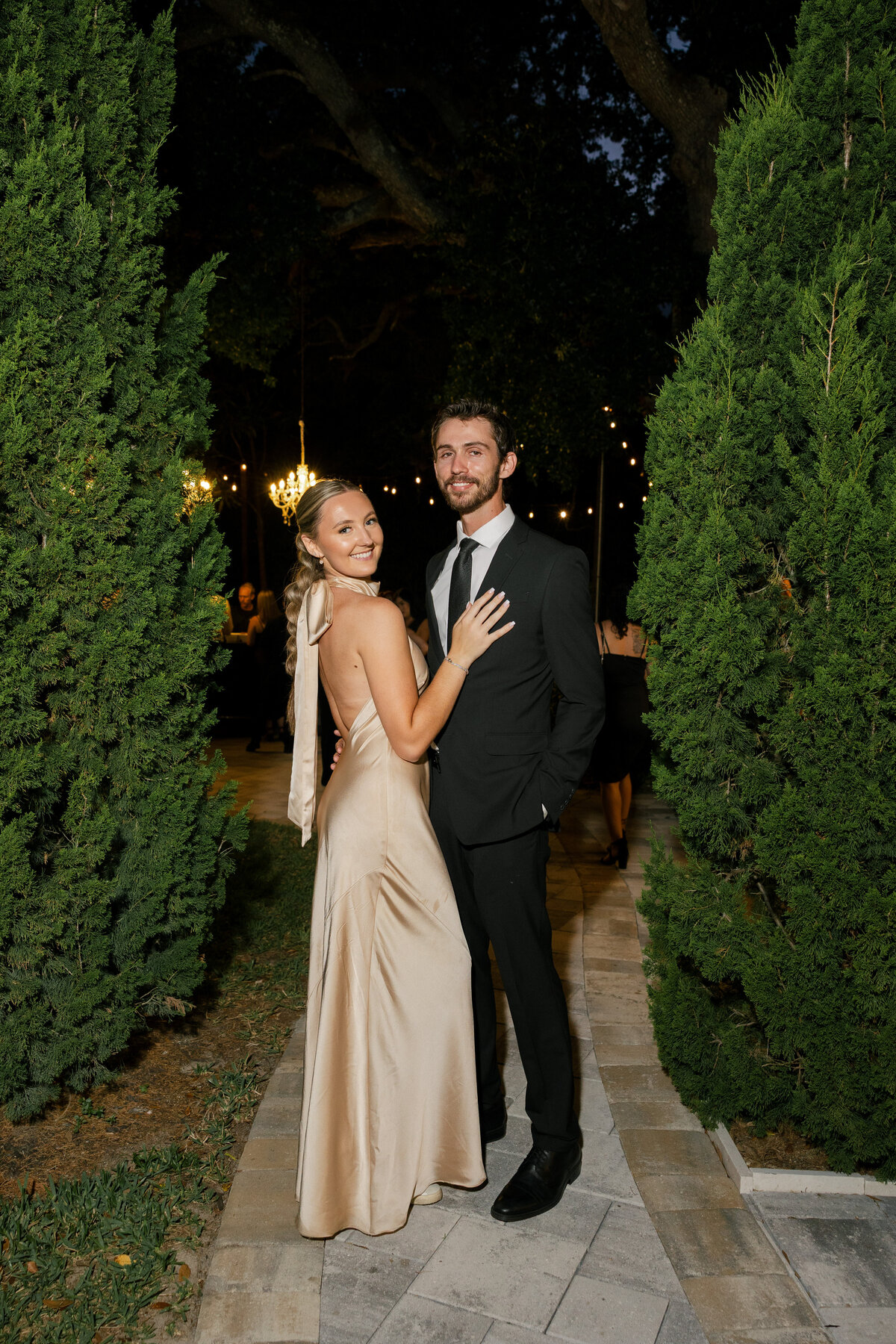 guests portraits at La Casa Toscana Wedding Venue Fort Myers Florida