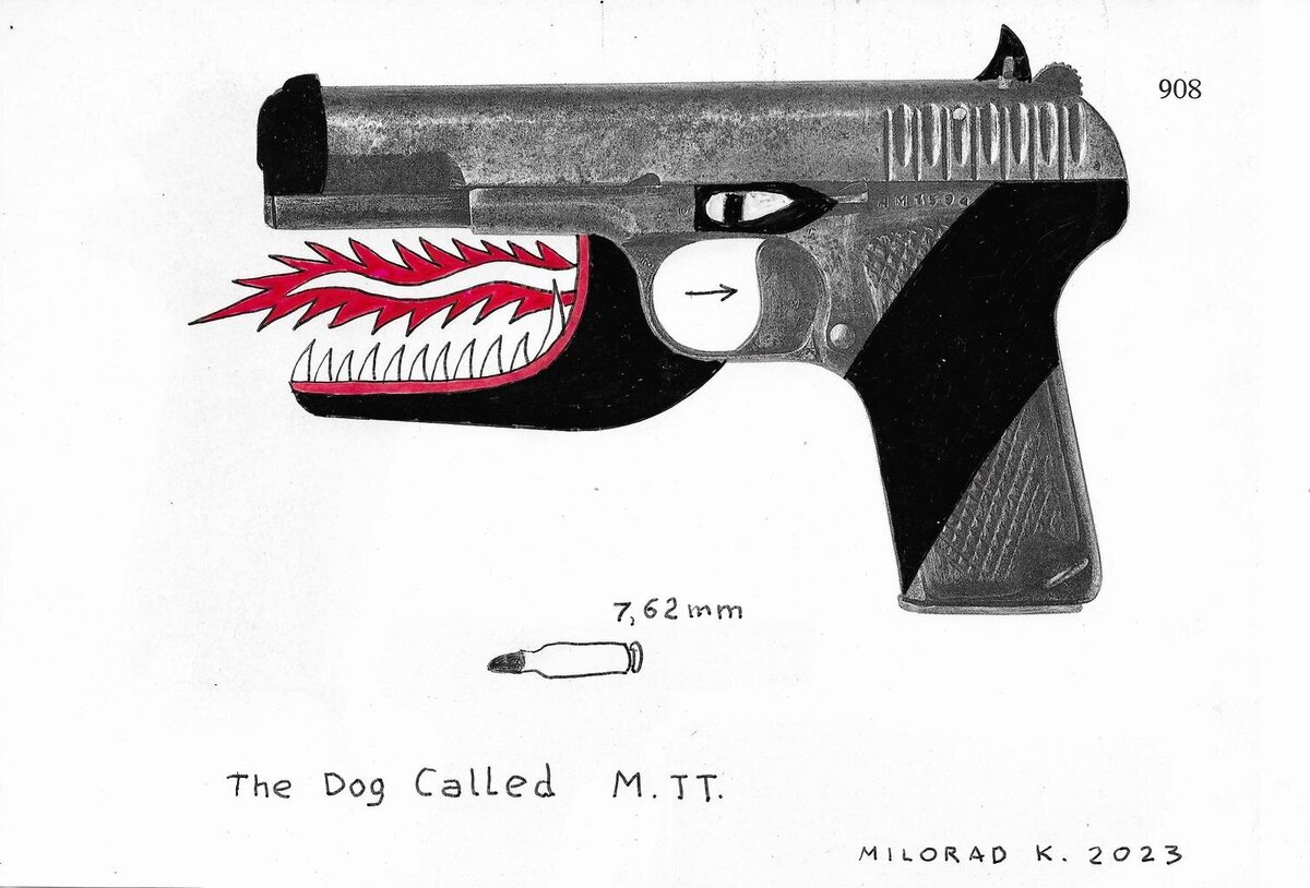 GuardianDogs_Drawing_0003_200x150mm_The Dog Called M.TT. 2023