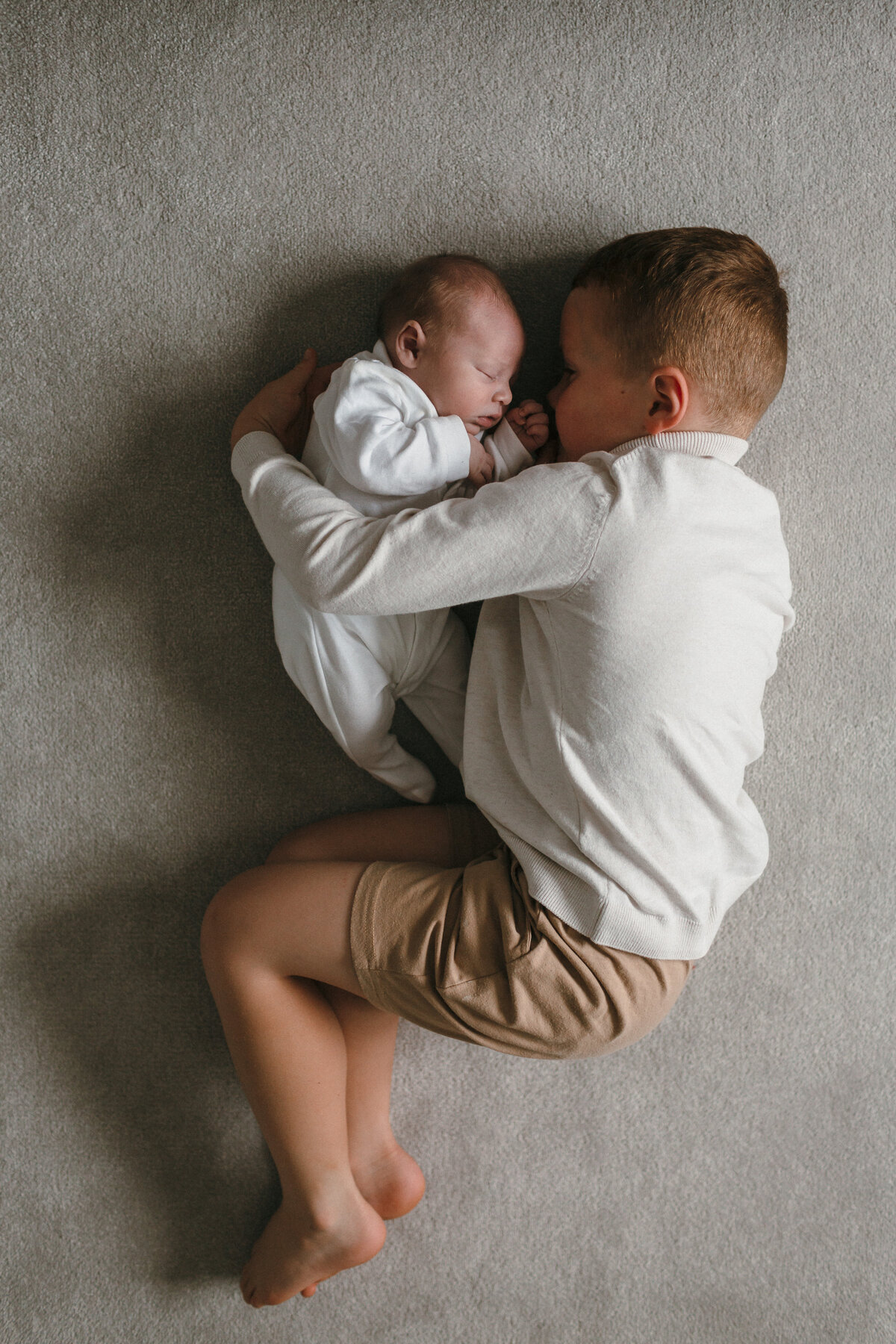 Brothers embrace