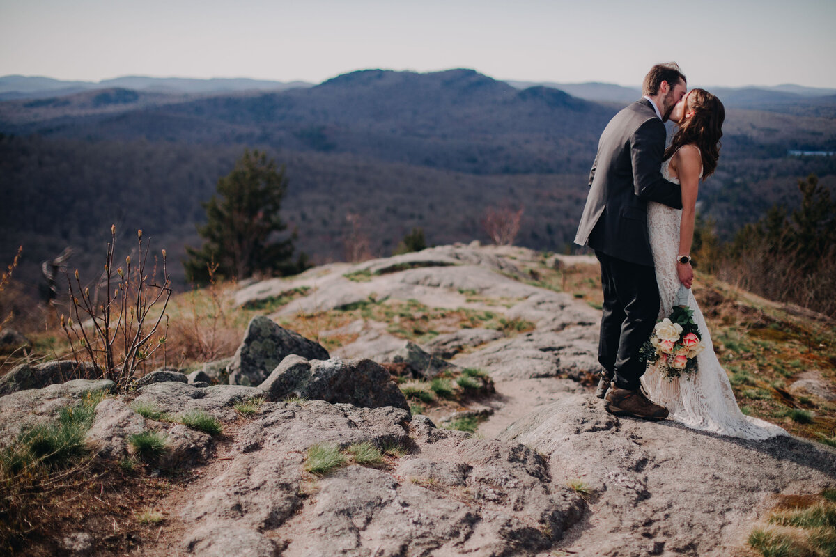 Mountain Top Elopement with Lovely Studio Co