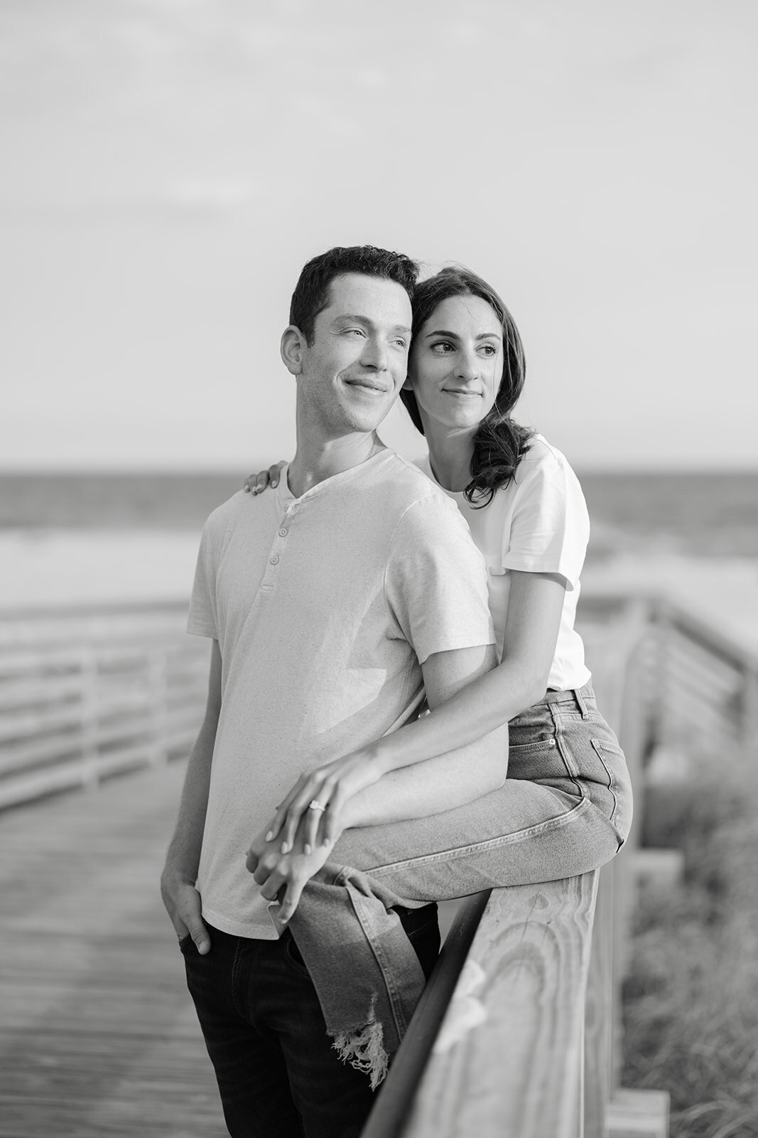 Laynie and Cody beach engagement2