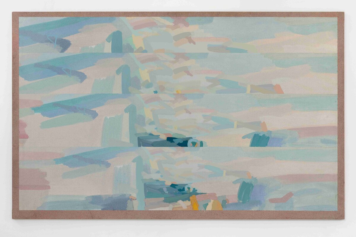 Horizontal Shift II, 1981 Acrylic on canvas 152.3 x 244 cm_11zon