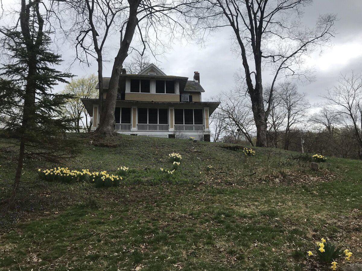 Back of home before