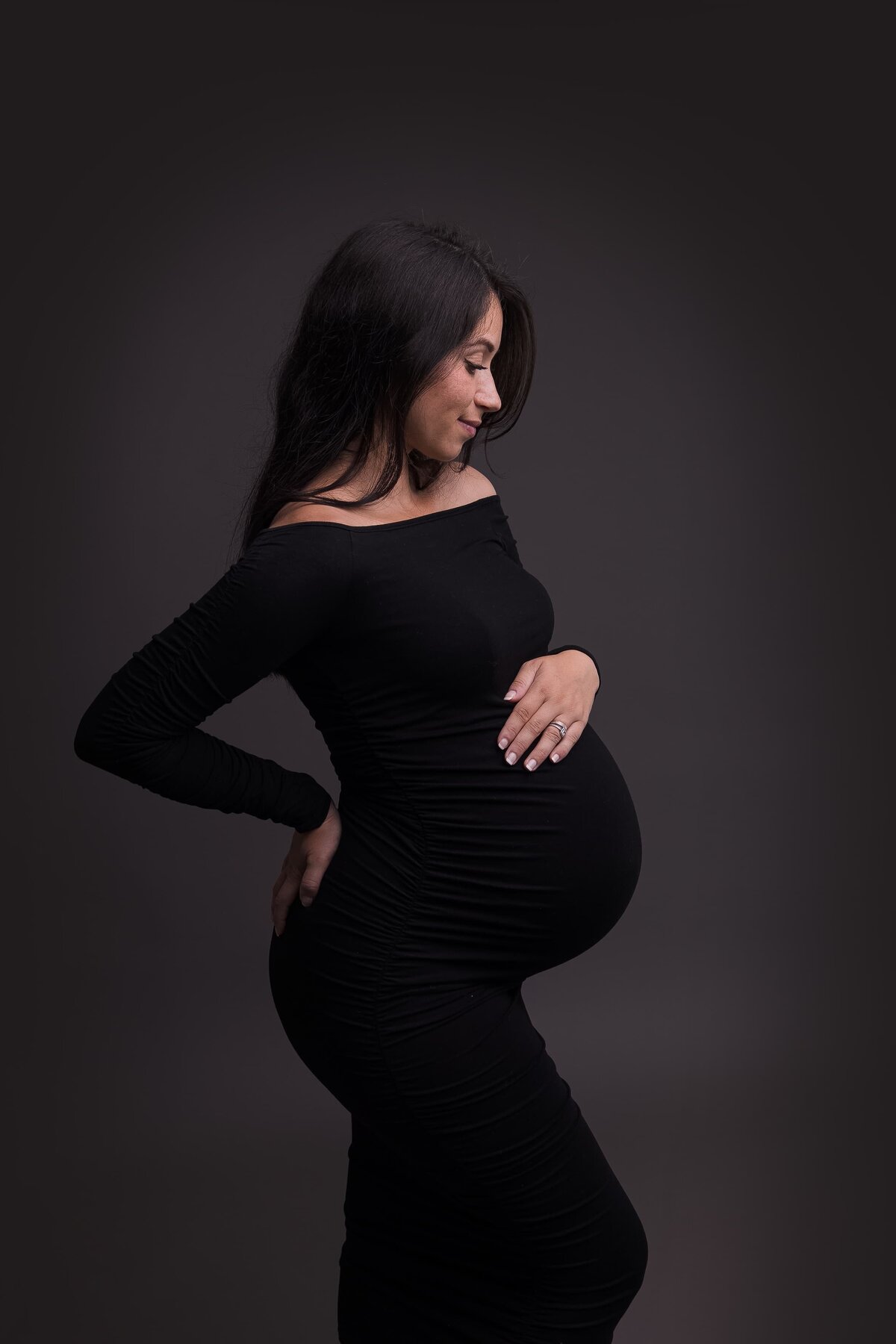 séance photo grossesse en studio à tours nord