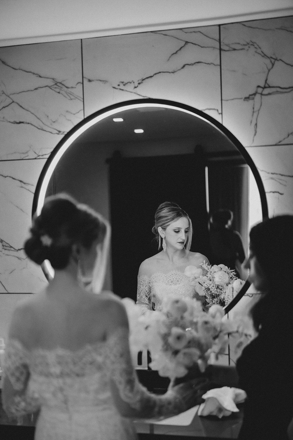 bold color block wedding gather at deer district milwaukee -3