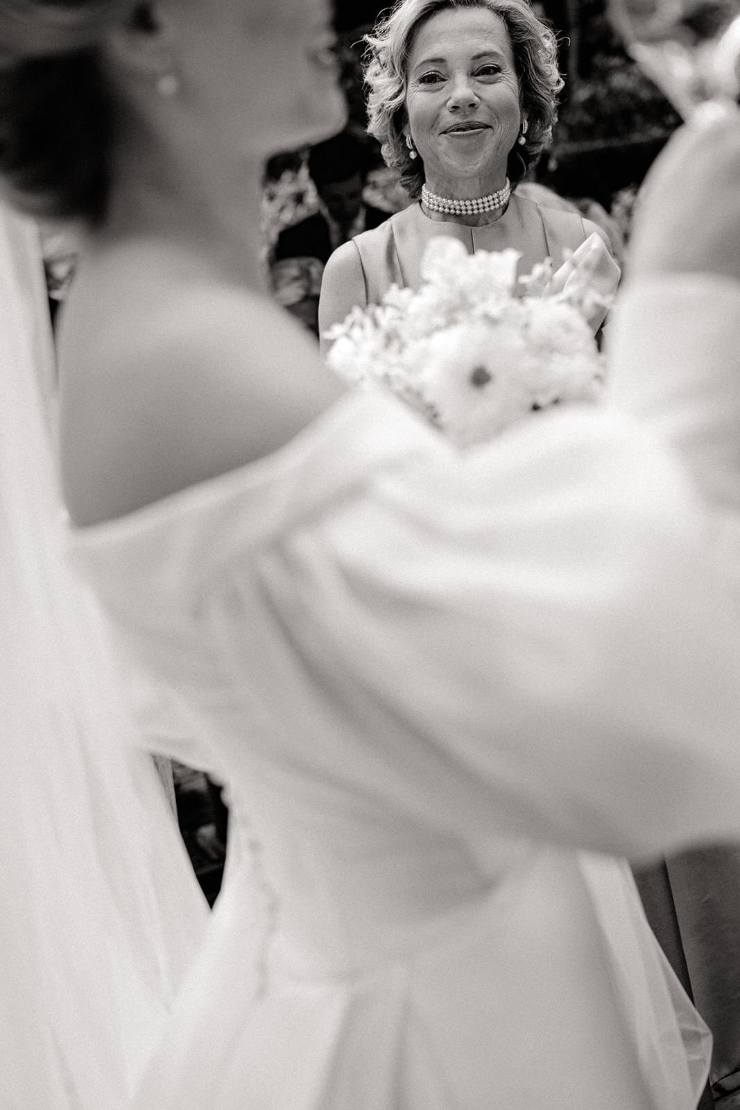 candid wedding photo