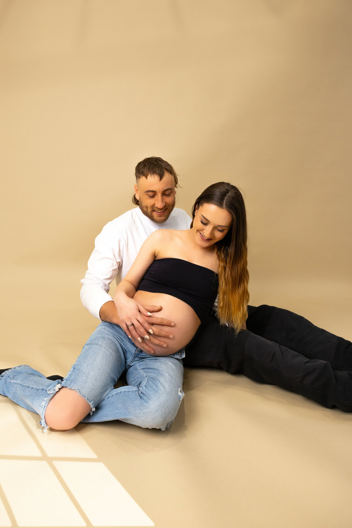 Studio Maternity Photoshoot __Oh Darling Creative Studio _ Queenstown Photographer4
