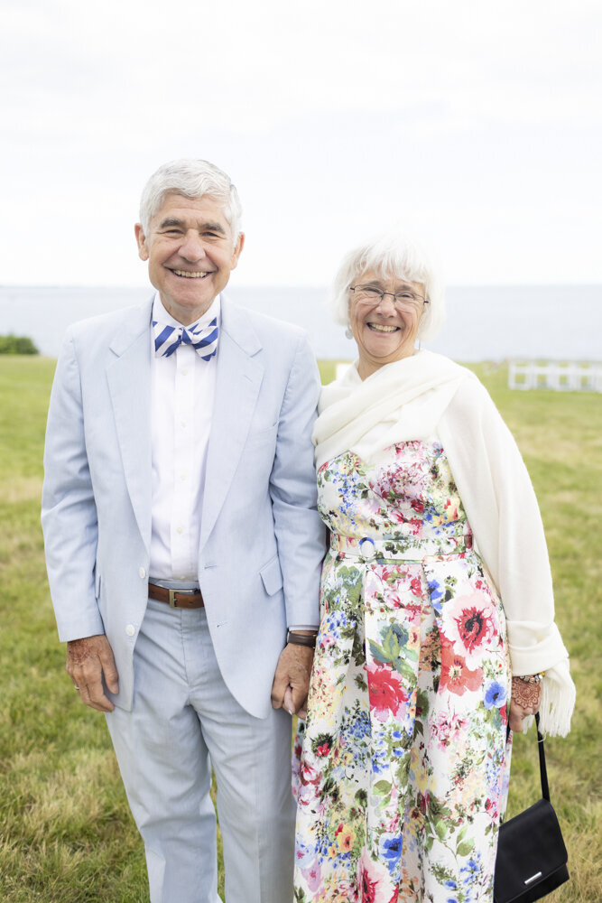 grandma and grandpa portrait - gold shoes and wedding details - branford house wedding