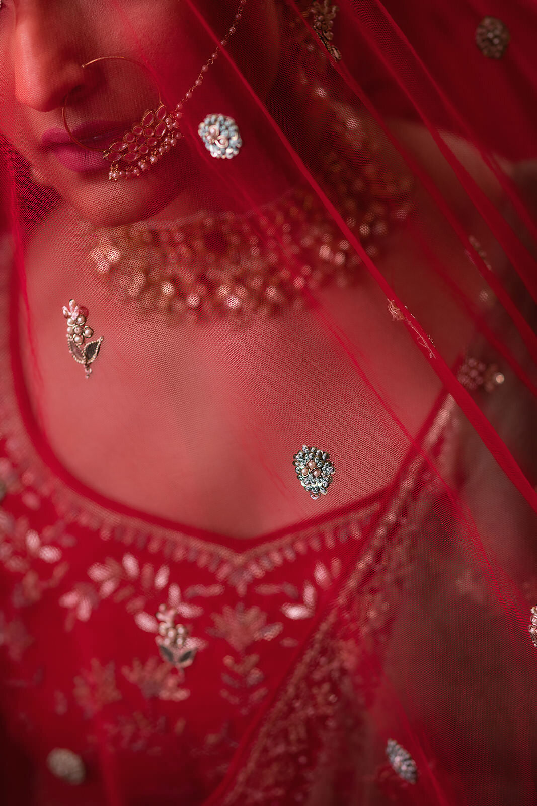 toronto indian bride portrait