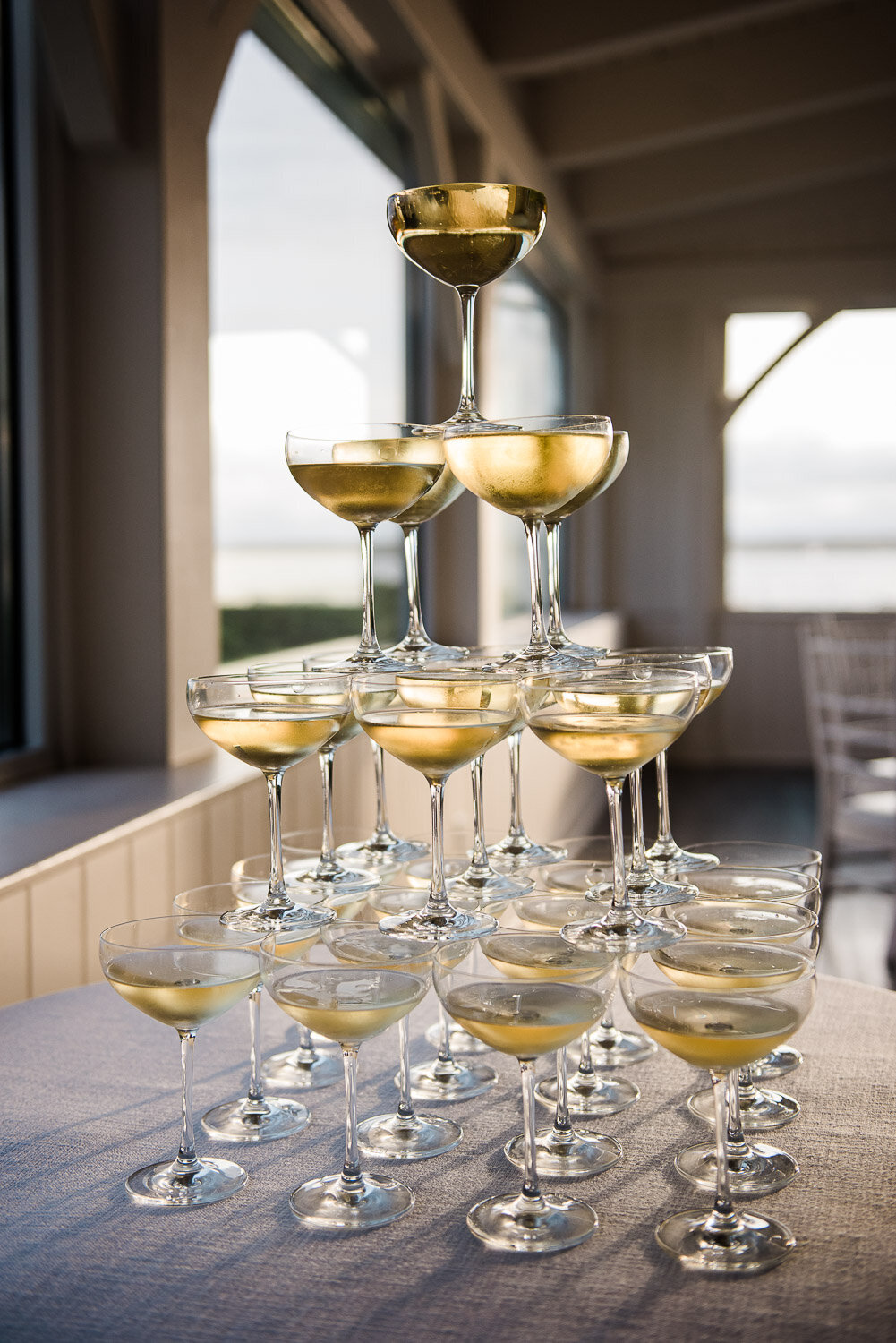 champagne tower
