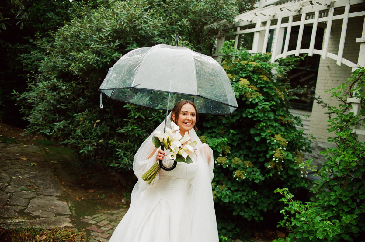 Spring Wedding on Film-- Piper Palm House (2 of 7)
