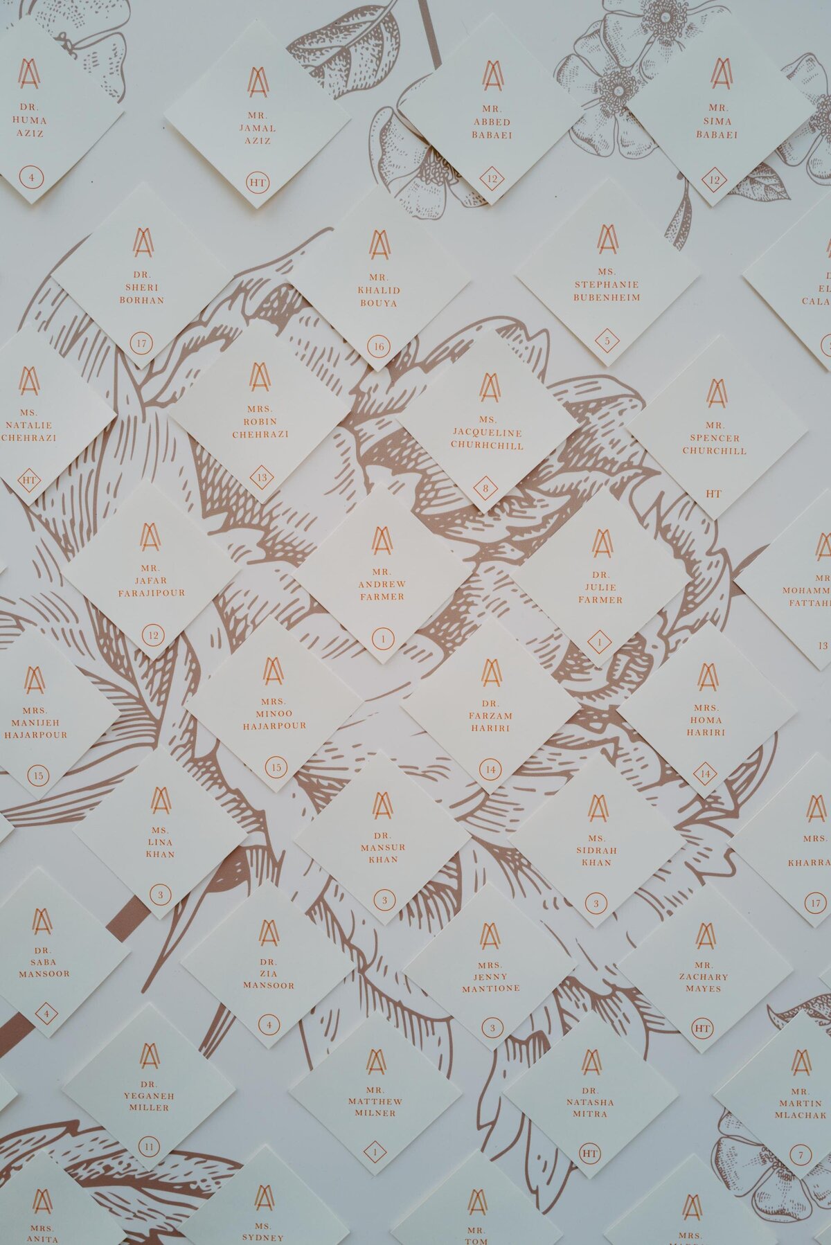 diamond-wedding-escort-cards