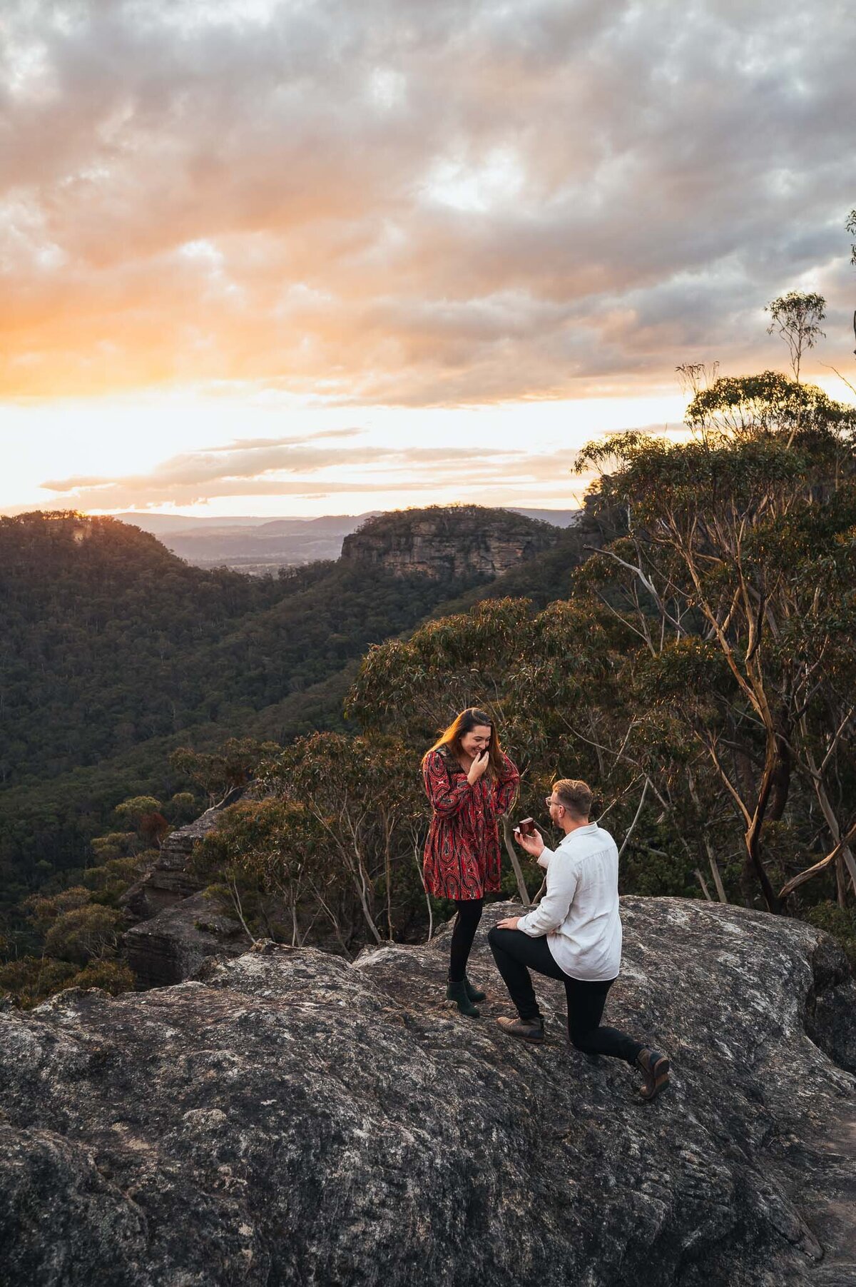 Blue Mountains Sunset Proposal Photography-25