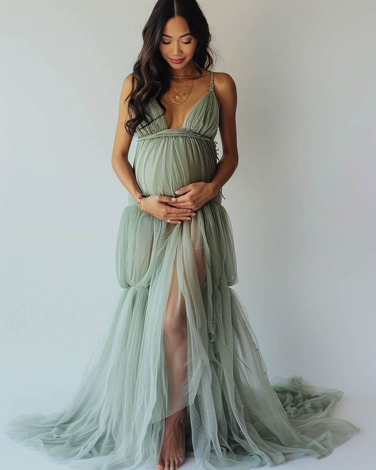 fullbody-maternity-portrait-young-beautiful-woman-flowing-dress