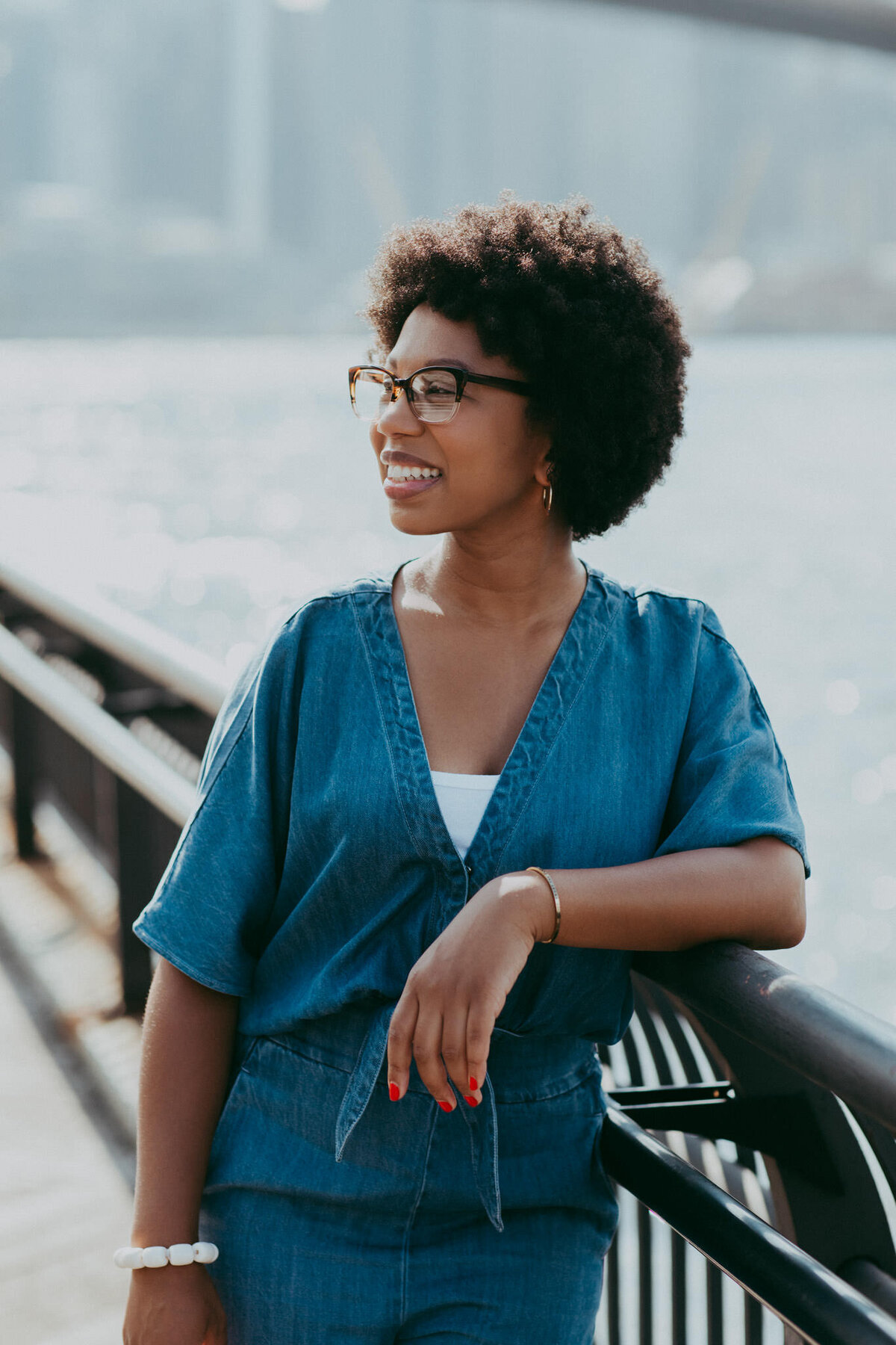 portrait of glory edim of well-read black girl