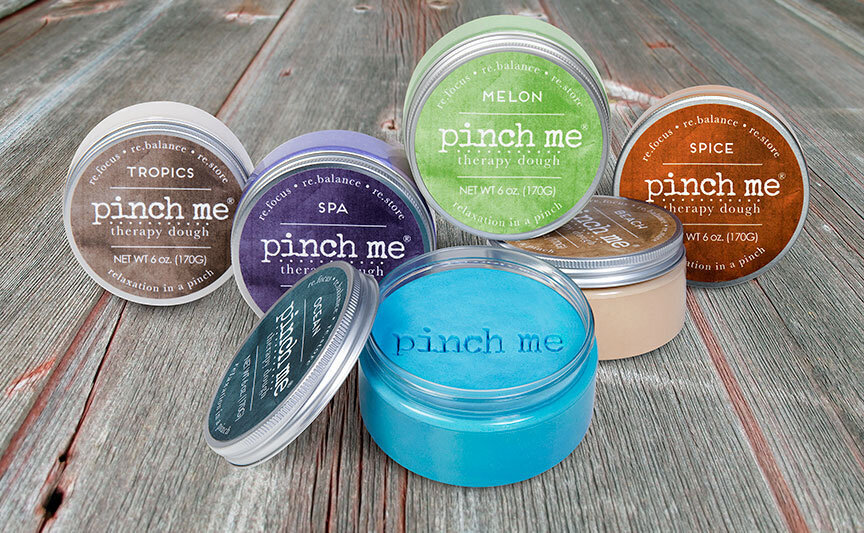 custom logo design for pinch me therapy dought