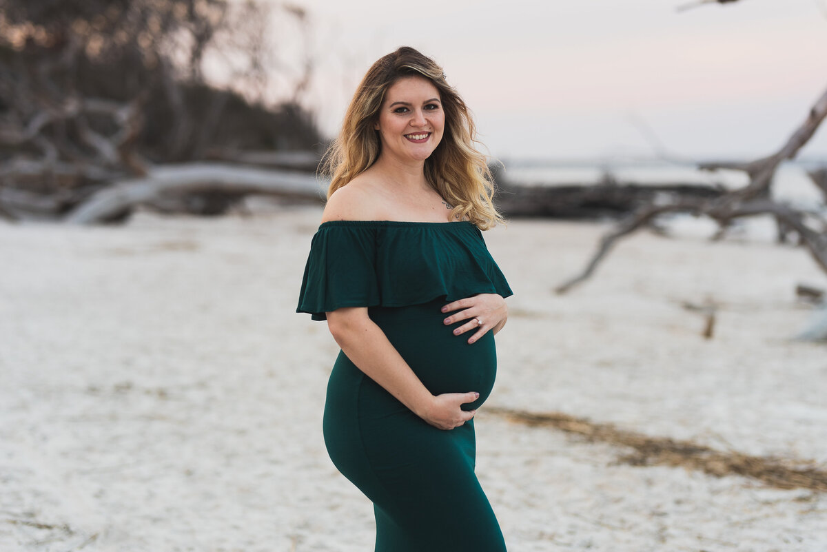 Maternity session at Big Talbot Island in Jacksonville