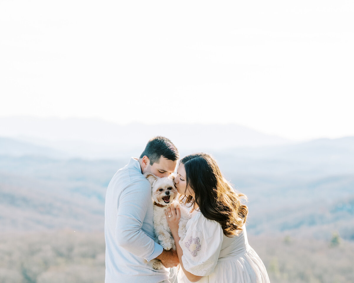 The Fourniers | Grandfather Mountain Engagement-36