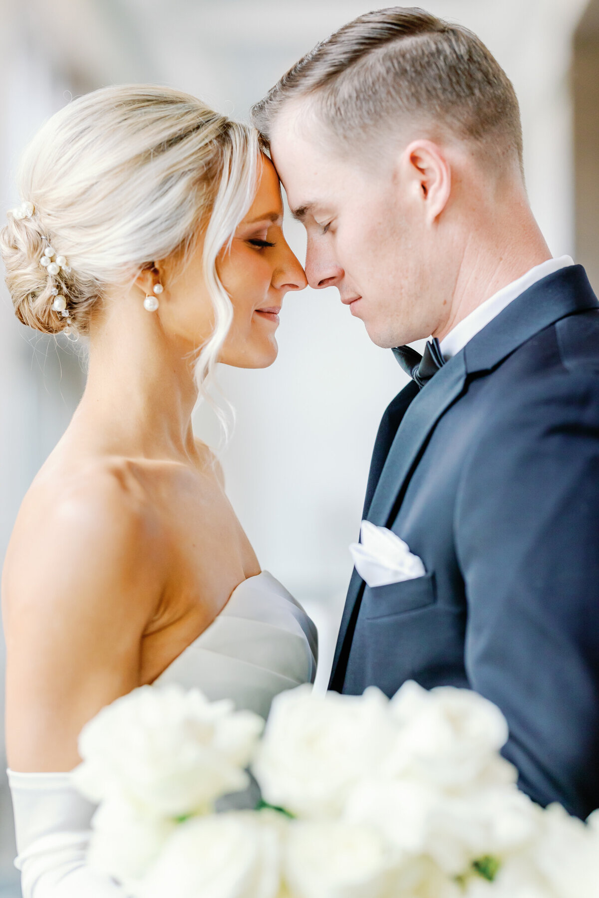 Black and White Wedding at Civic Center_ OKC-12