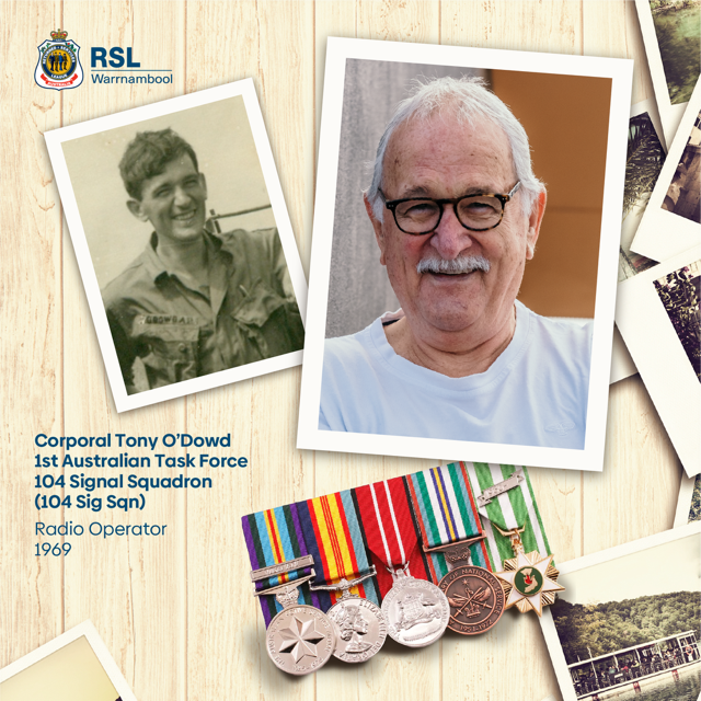 Corporal Tony O'Dowd 1st Australian Task Force Warrnambool RSL