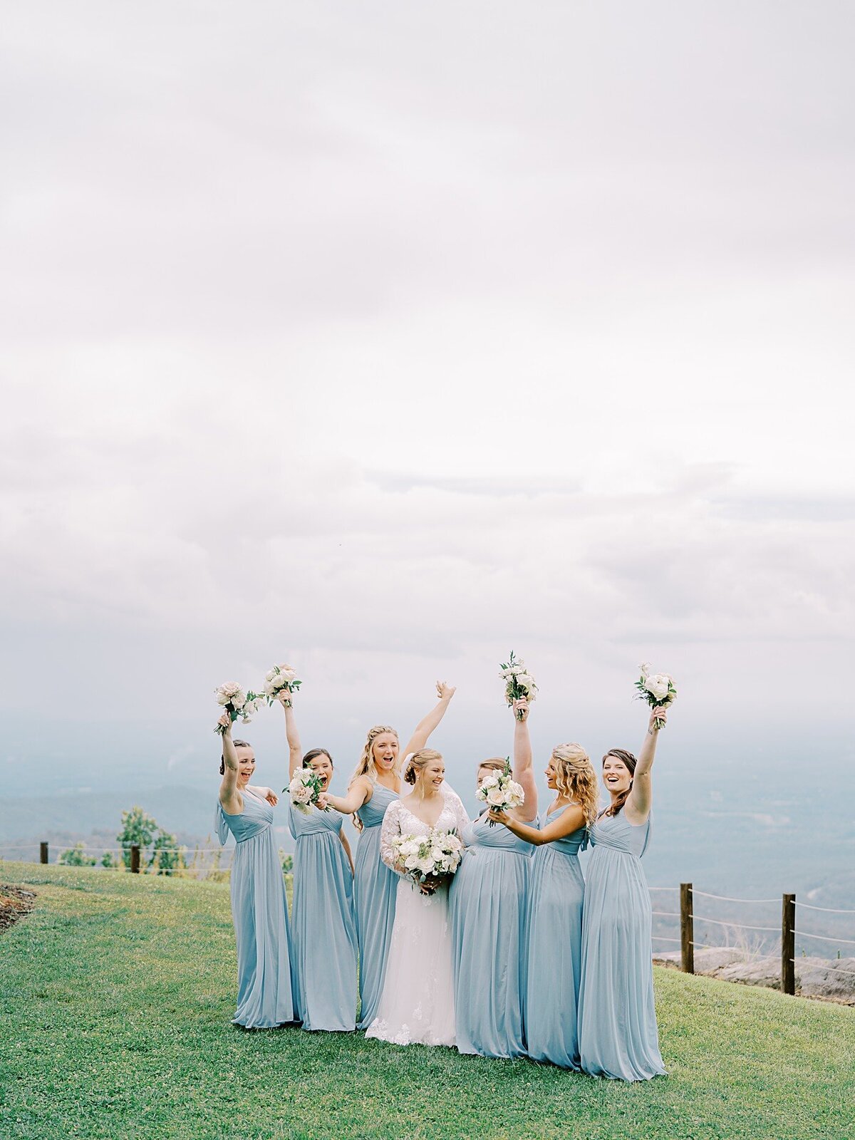 wedding-bridal-party-bride-groom-celebrate-bridesmaids