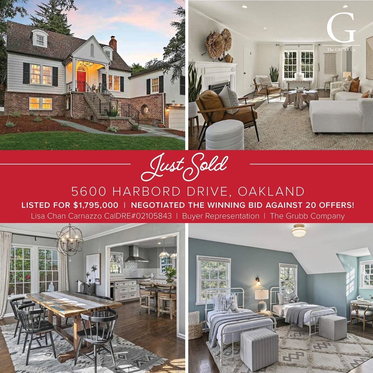 Just Sold - 5600 Harbord Drive, Oakland LC