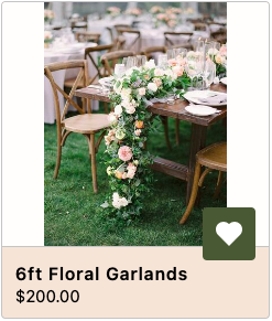 6ft Floral Garland