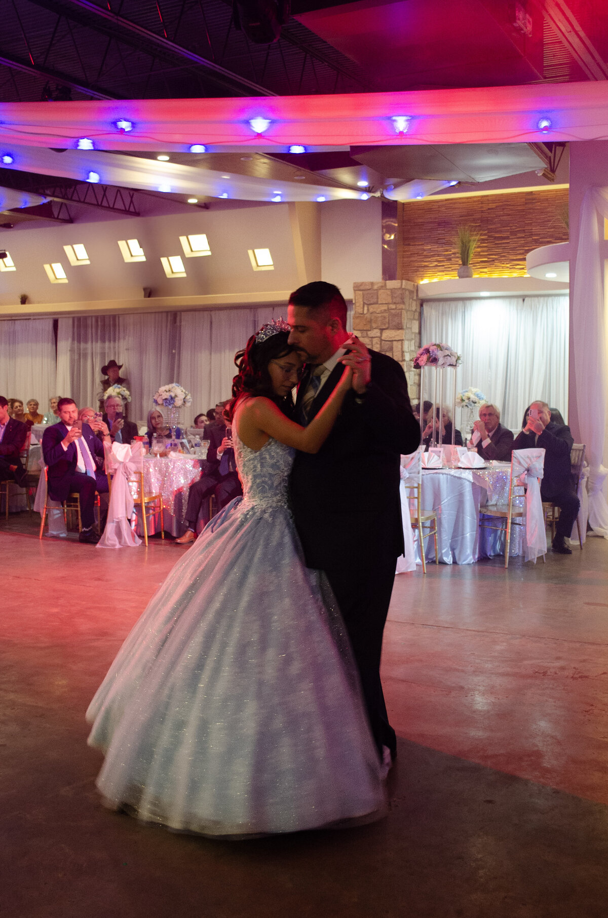 father daughter dance candid