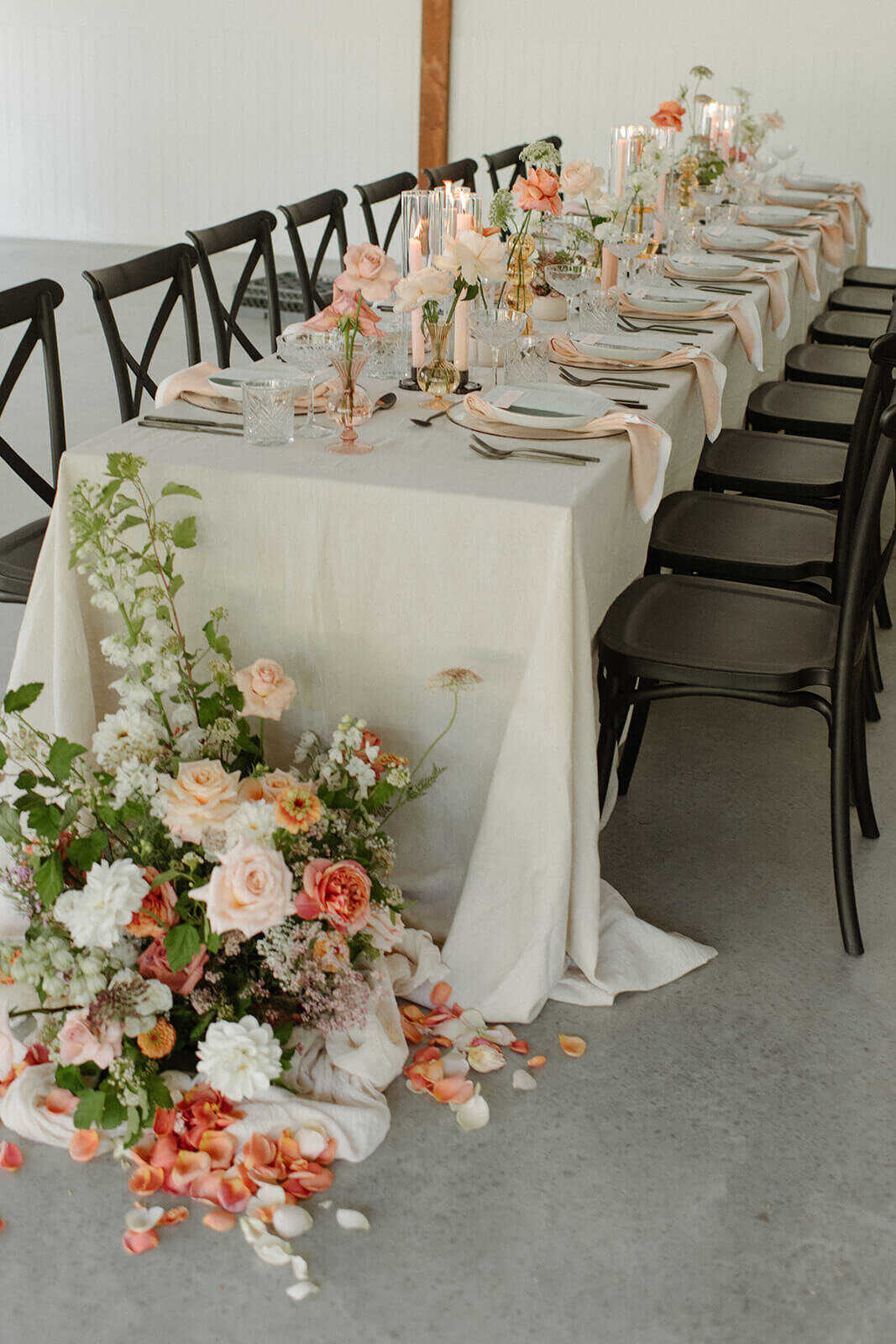 Table wedding flower inspo Sunshine Coast
