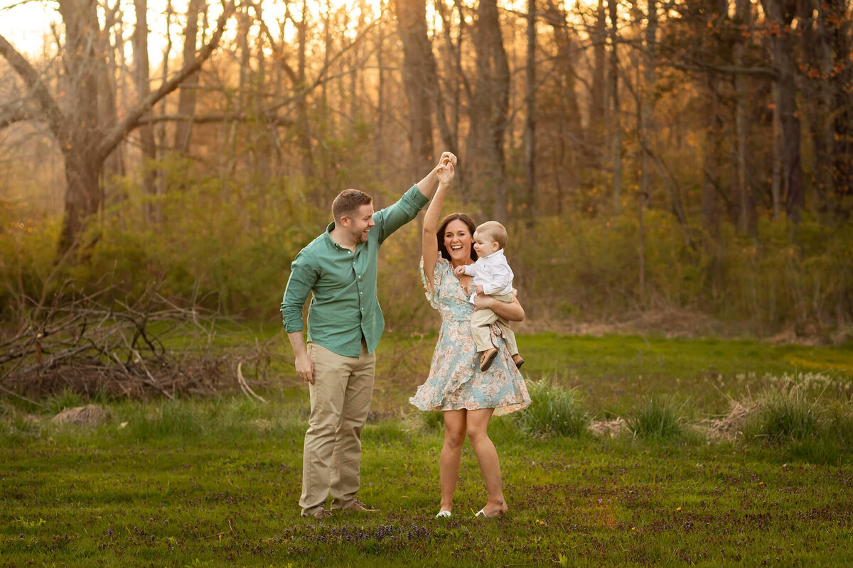 Portrait Photos in park in Morristown NJ