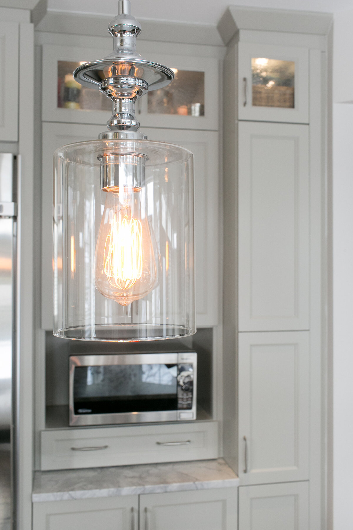 Transitional Marble Moonstone Kitchen (32)