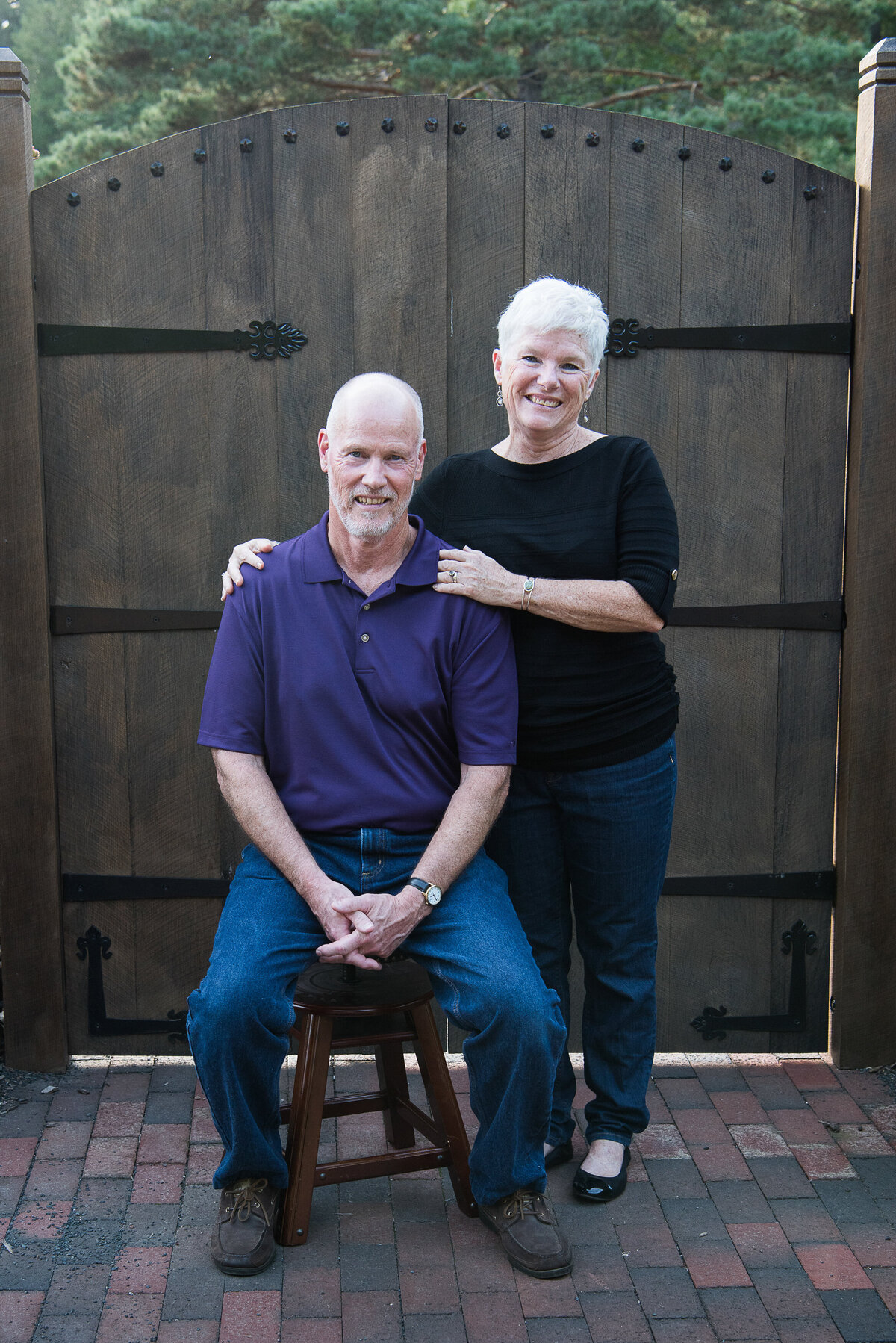 Older couple portrait