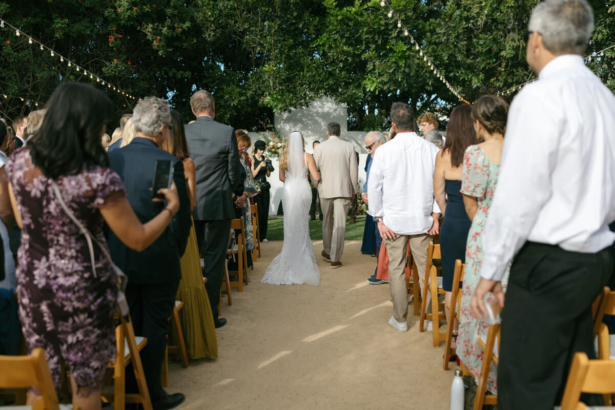 A wedding in San Clemente, California