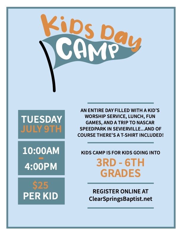 Day Camp Flyer