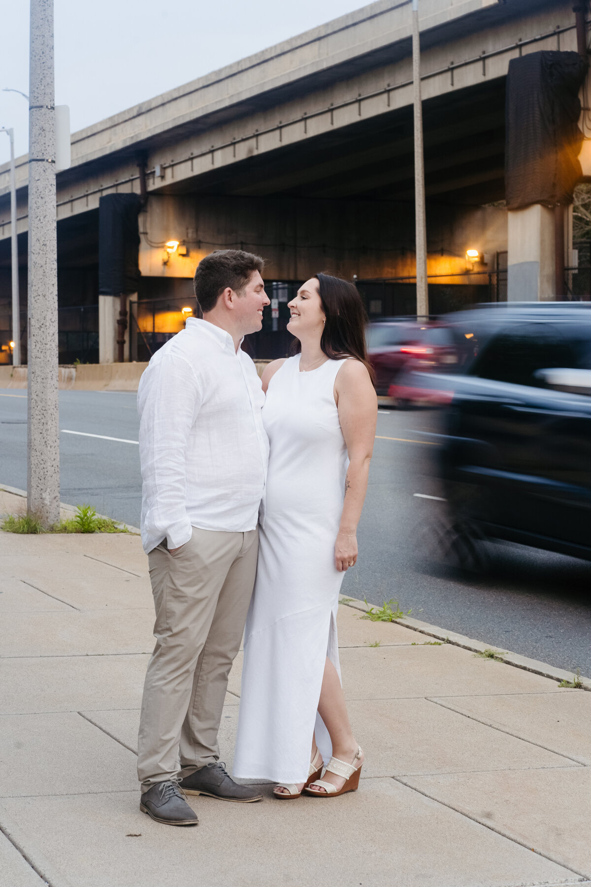Capture stunning engagement photos in Boston's Seaport District. Modern, scenic, and timeless photography with a beautiful waterfront backdrop.
