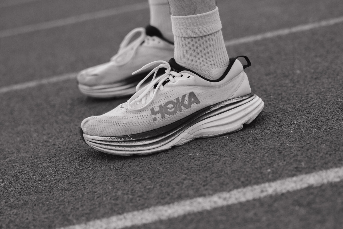 Dynamic video production showcasing trail running shoes in action, highlighting brand messaging and outdoor adventure.