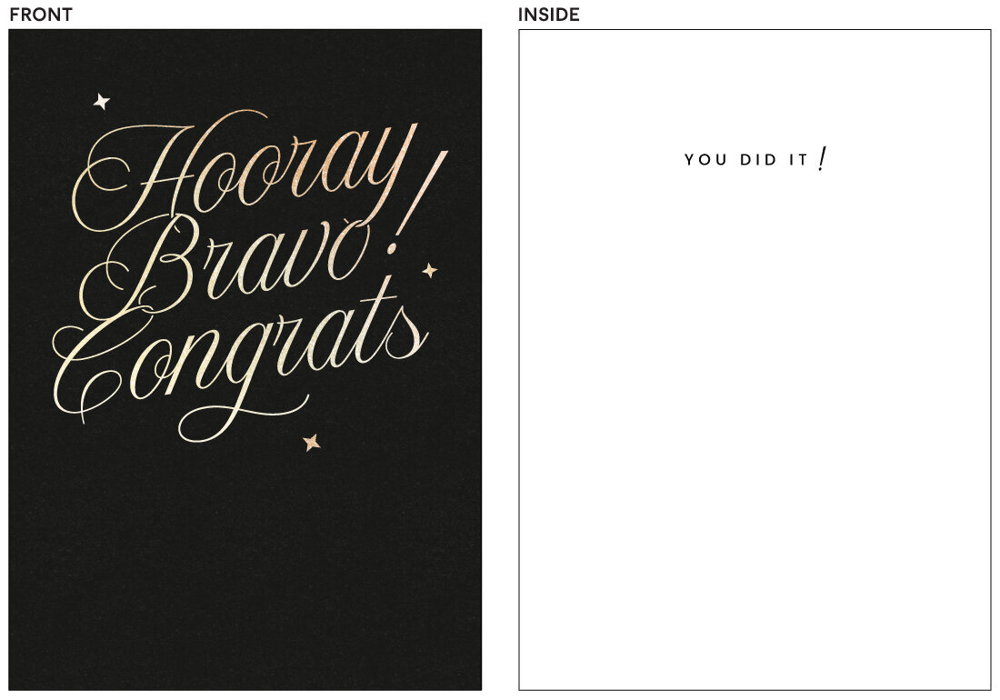 Bravo! | Greeting Card Design by Amanda DeWoody of Poised Avenue