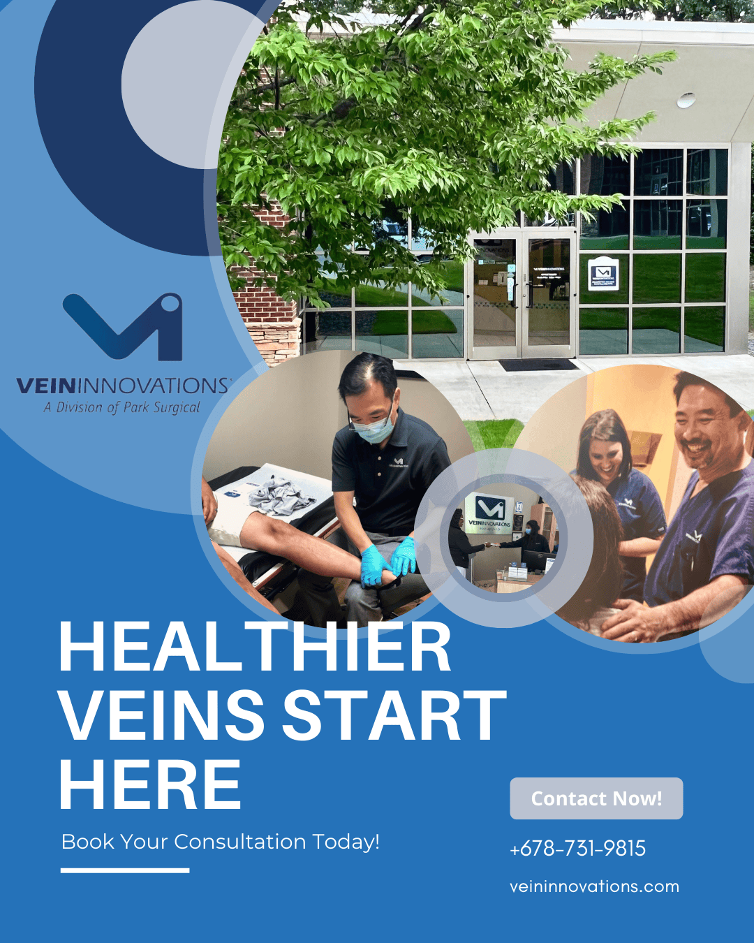 Healthier Veins Start here - August 2024