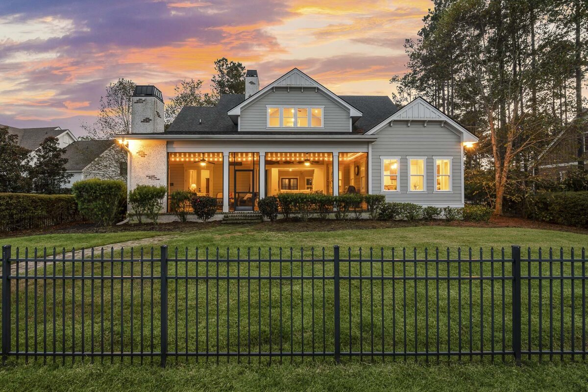 twilight real estate photo