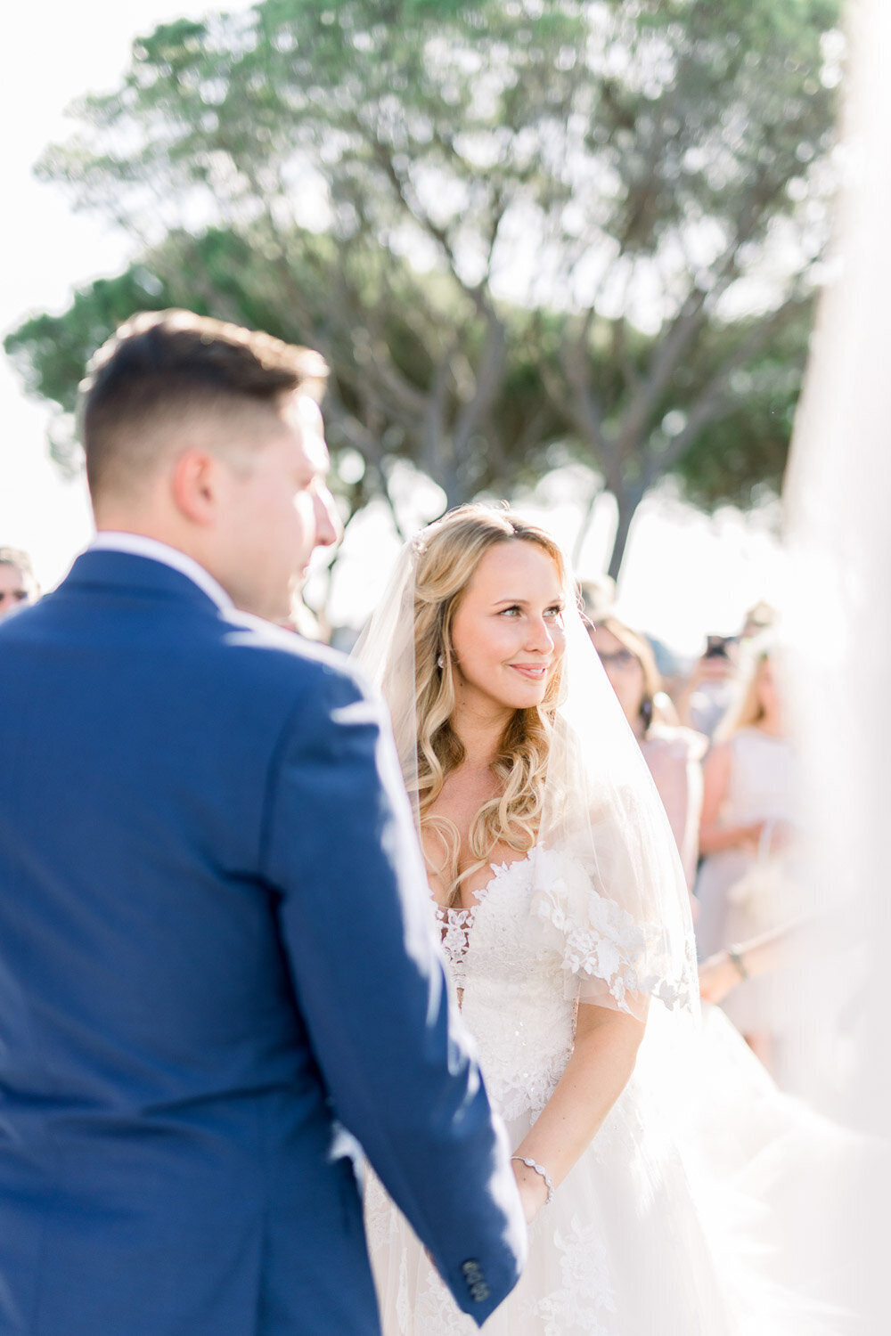 Saying yes during ceremony