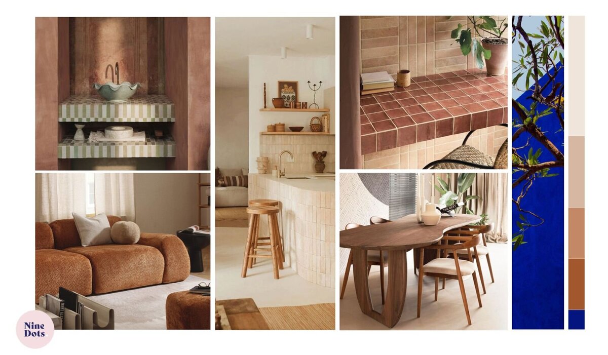 Moodboard Nine Dots Mediterranian meets Japandi