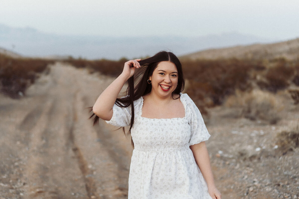 The-girl-is-smiling-portrait-session-Rachel-Murray-photography