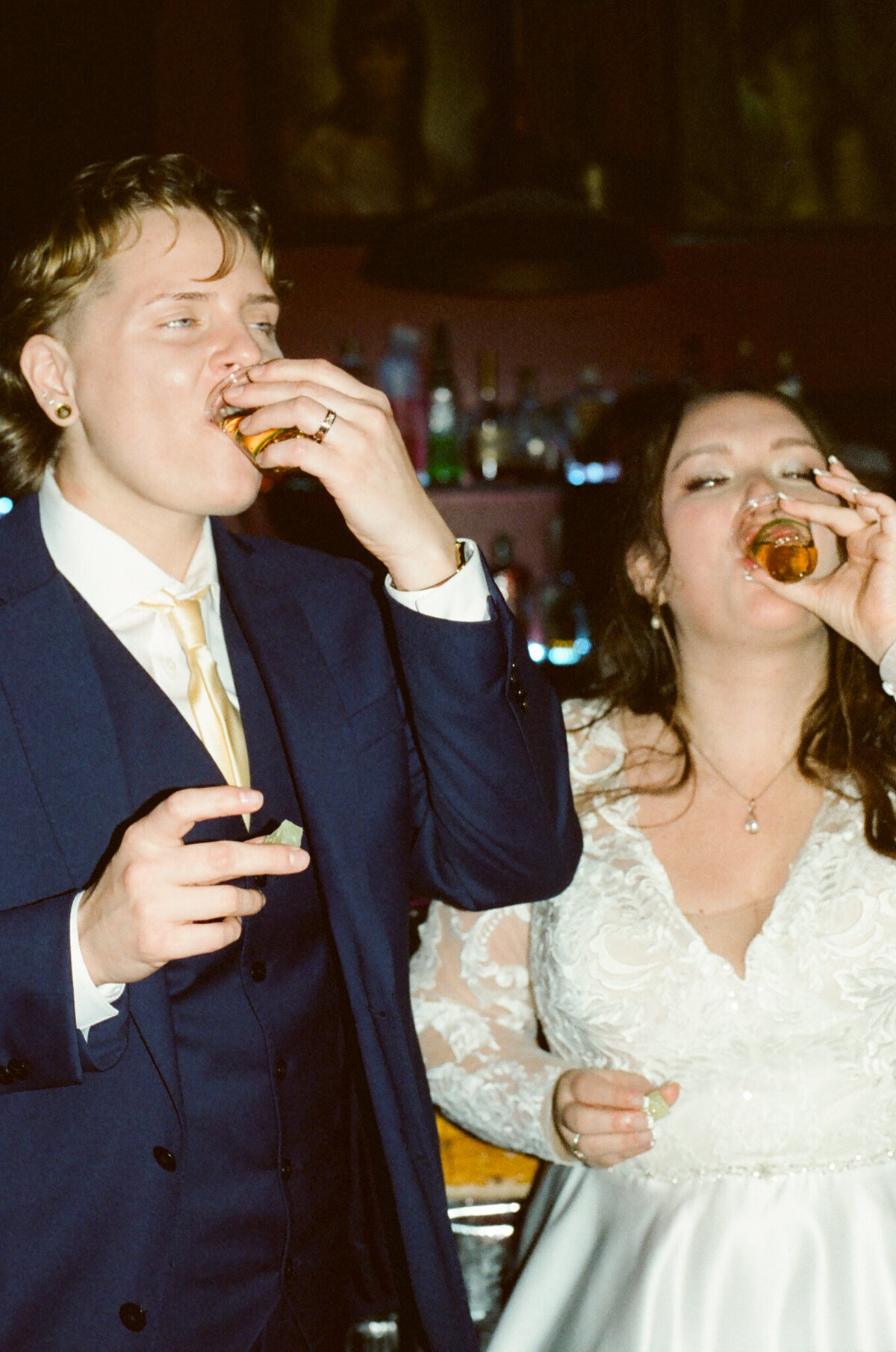 M&L Wedding on Cinestill 800 T-012