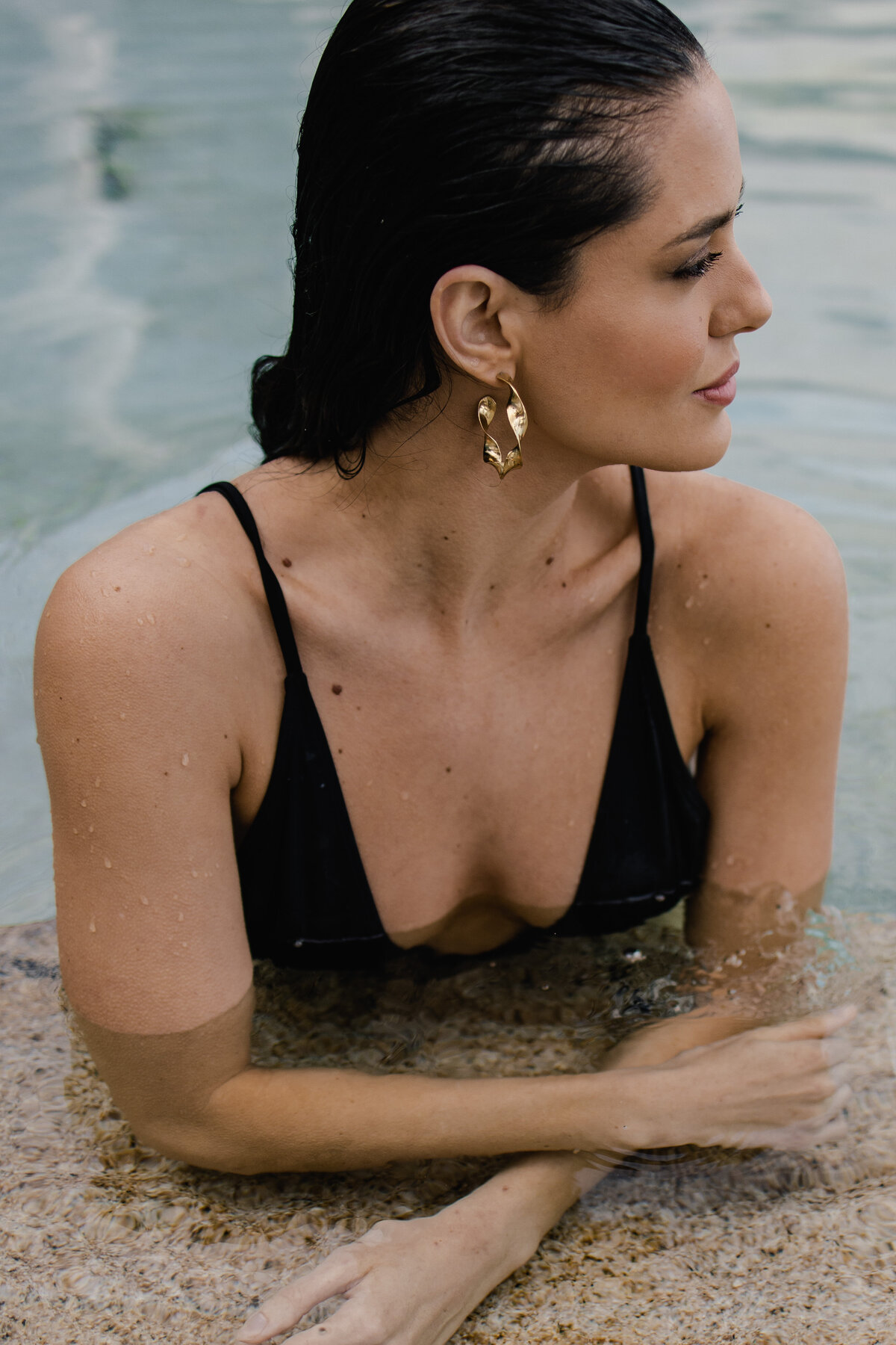 Trendy Gold Jewelry Photography by Alex Perry