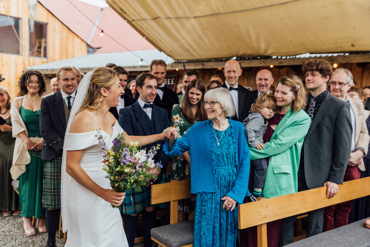 Wedding ceremony at The Free Company