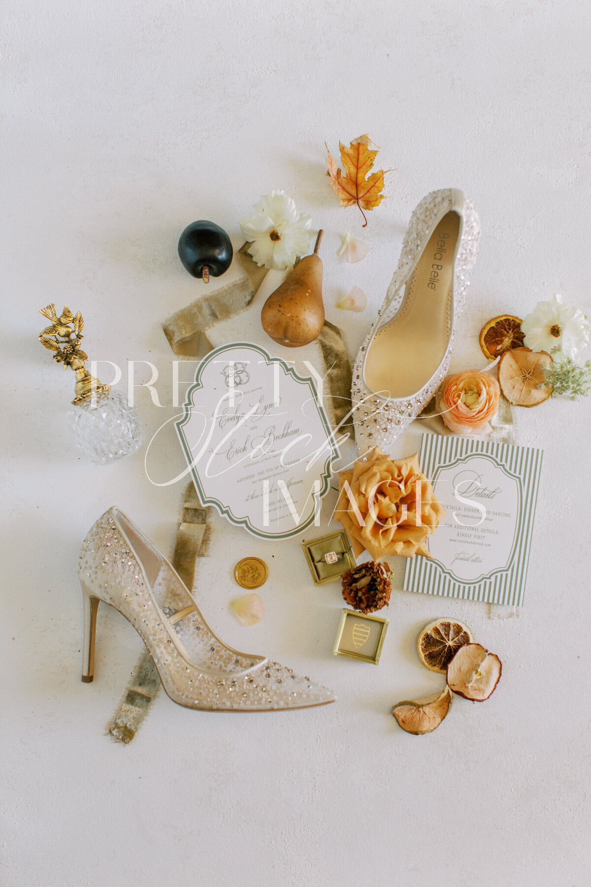 Pretty Stock Images - Fall Wedding Flat Lay-001
