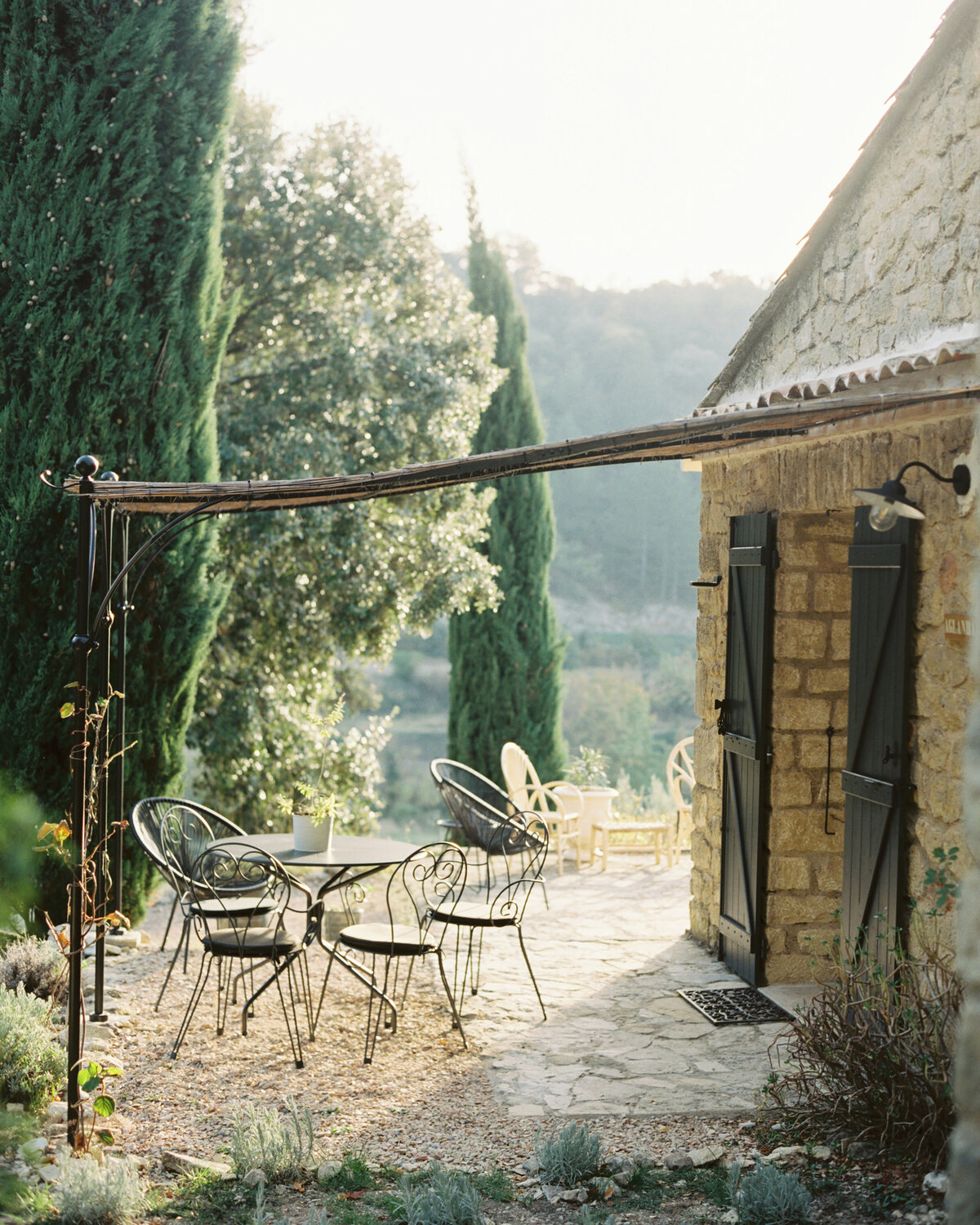 Landscape photograph shot on film of Provence by Los Angeles Photographer JS Rhos