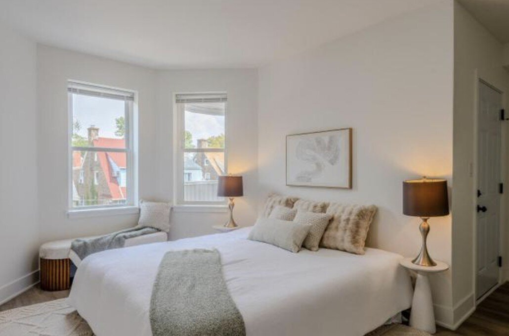 Kelly DeTommaso Vacant Home Staging Germantown PA Primary Bedroom 1
